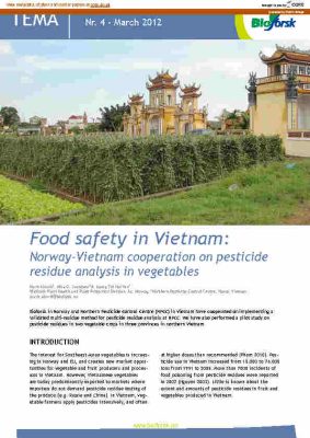 Article_Pesticide contaminants_bean_mustard_VN