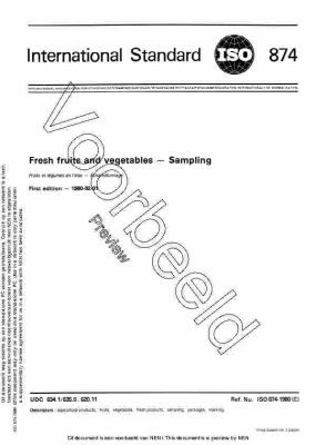 Sampling_Sampling procedure - ISO-874-4