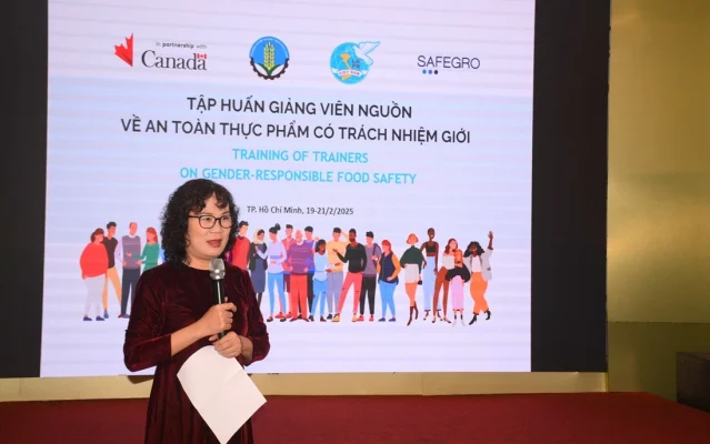 Training Course on Gender-Responsive Food Safety Capacity Building for Vietnam Women's Union Officials