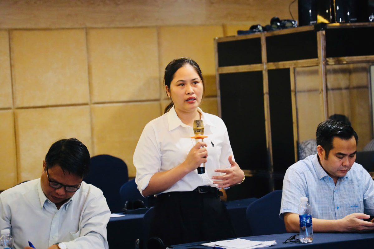 Bà Trần Thị Huyền Trang, đại diện Sở Nông nghiệp Hà Nội