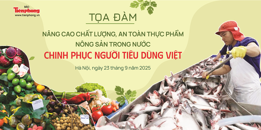 Tọa đàm diễn ra vào 8h30, ngày 23/9, tại báo Tiền Phong, số 15 Hồ Xuân Hương,Hà Nội.